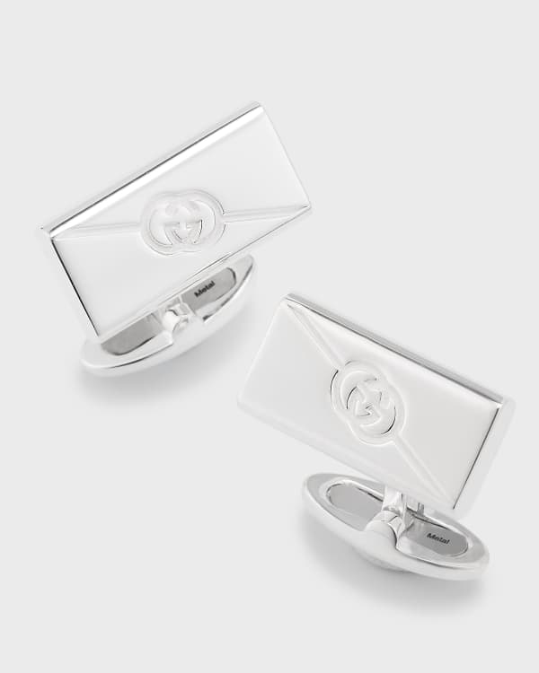 Versace cufflinks silver hotsell