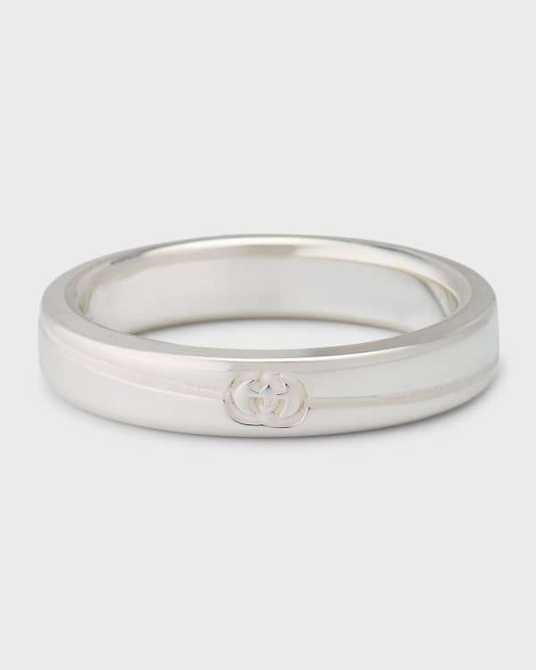 Givenchy Men's 2G Silvery Ring | Neiman Marcus