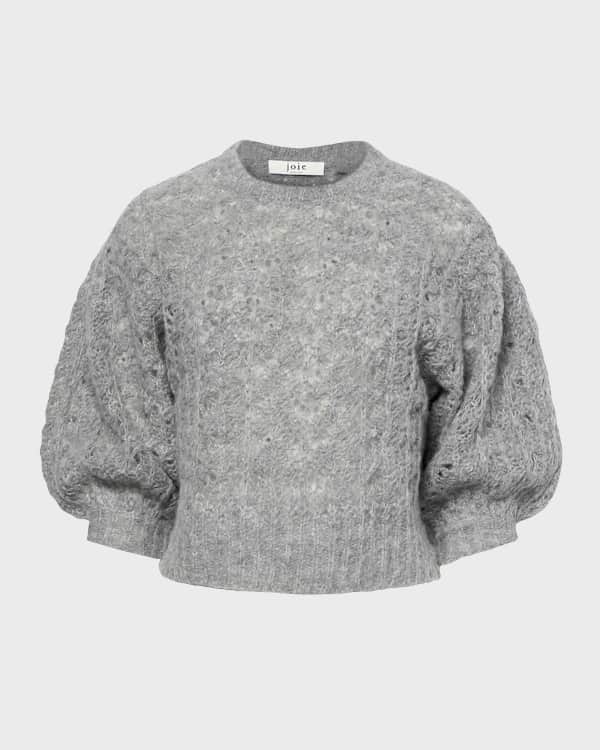 Joie Angelisa Crewneck Colorblock Sweater Neiman Marcus