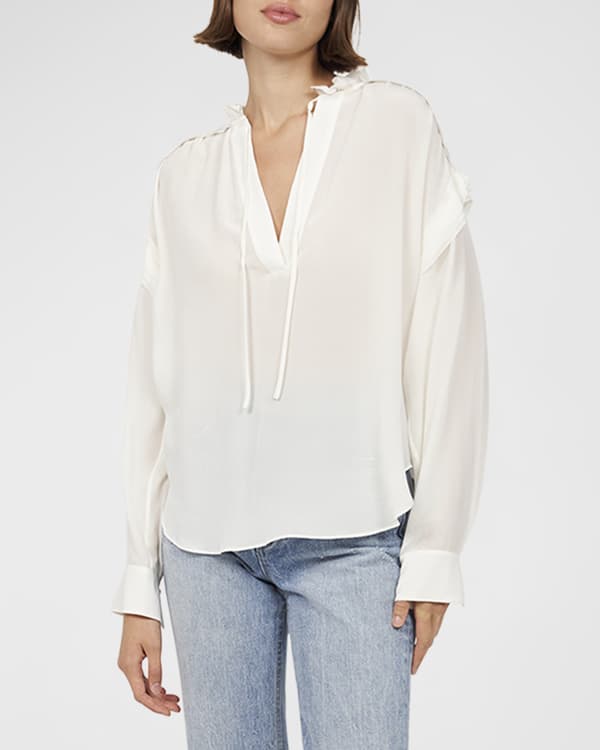 Joie bosko silk blouse sales