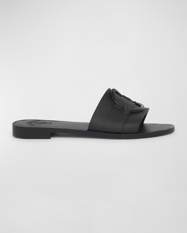 Loro Piana Alligator Tassel Charms Flat Sandals Neiman Marcus