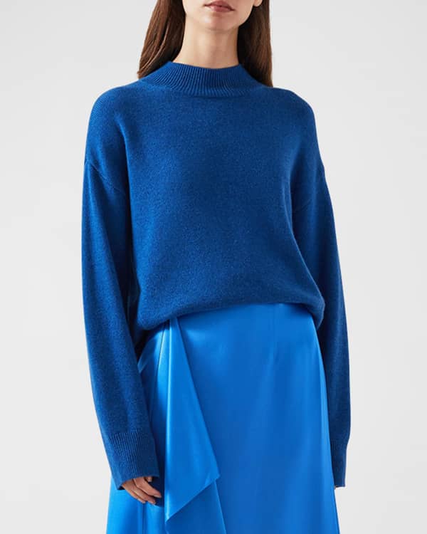 Autumn Cashmere Cashmere Turtleneck Popcorn Sweater Neiman Marcus