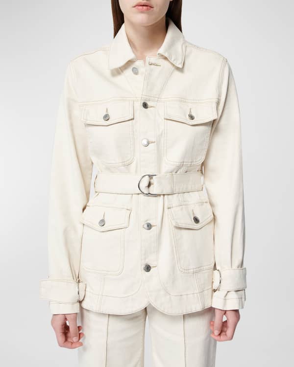 Johnny was eyelet denim clearance jacket