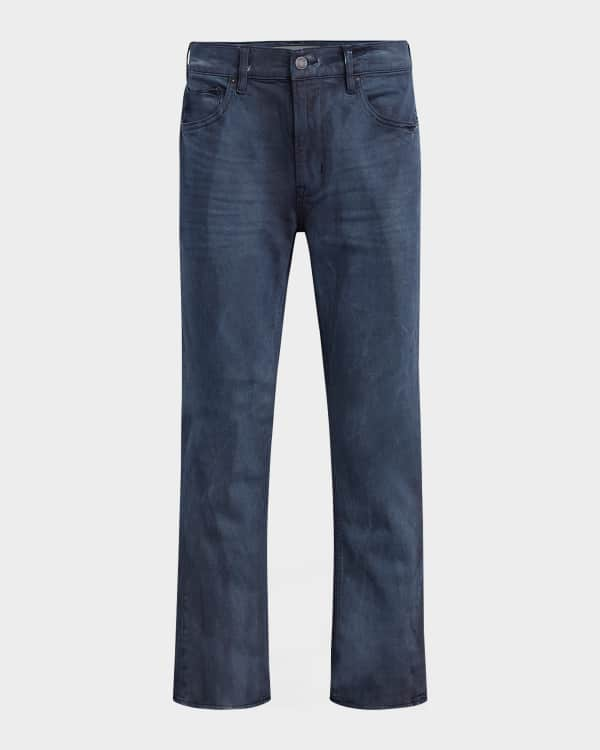 Hudson Men's Walker Zipper Kick Flare Jeans | Neiman Marcus