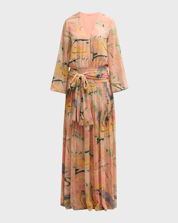 Alexis margeaux floral top maxi dress