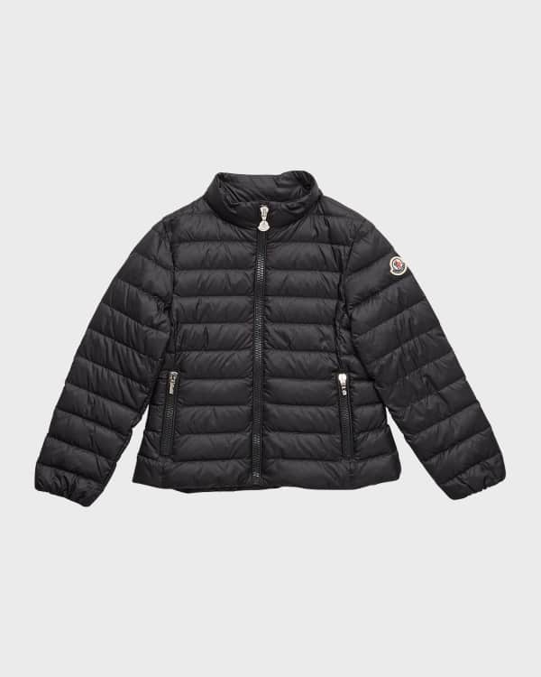 Moncler Chouette Sparkles Detachable-Hood Puffer Coat, Size 8-14