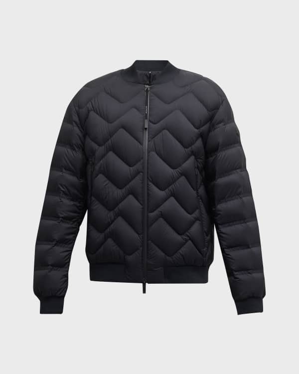 Moncler Men s Plovan Shearling Trim Bomber Jacket Neiman Marcus
