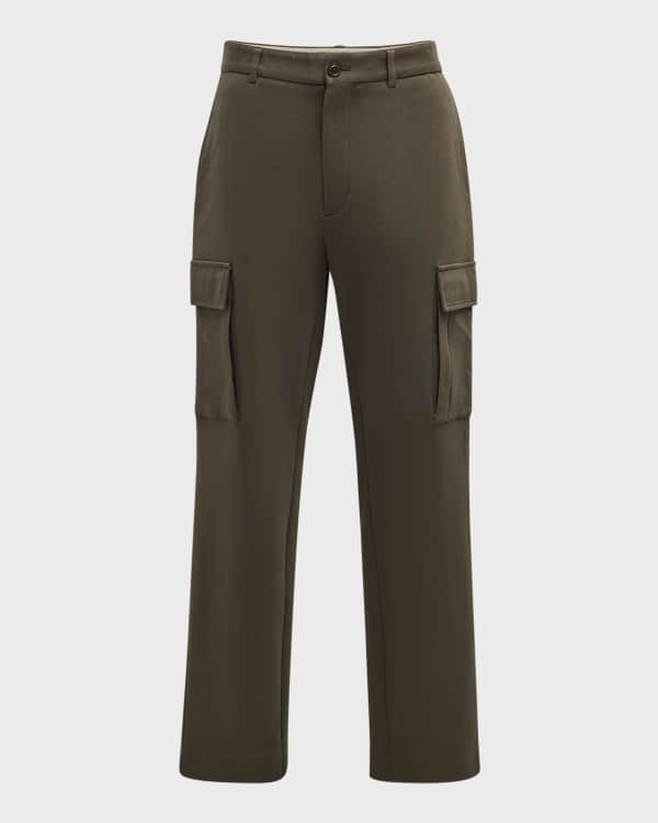 Dolce&Gabbana Men's Drawstring Stretch-Cotton Cargo Pants