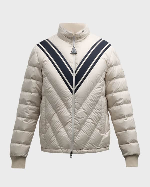 Balmain Men s Multi Cut Retro Nylon Puffer Jacket Neiman Marcus