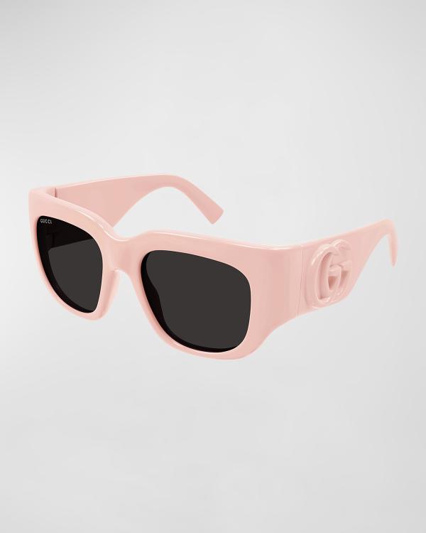 Gucci Star Logo Acetate Cat-Eye Sunglasses | Neiman Marcus display picture 1