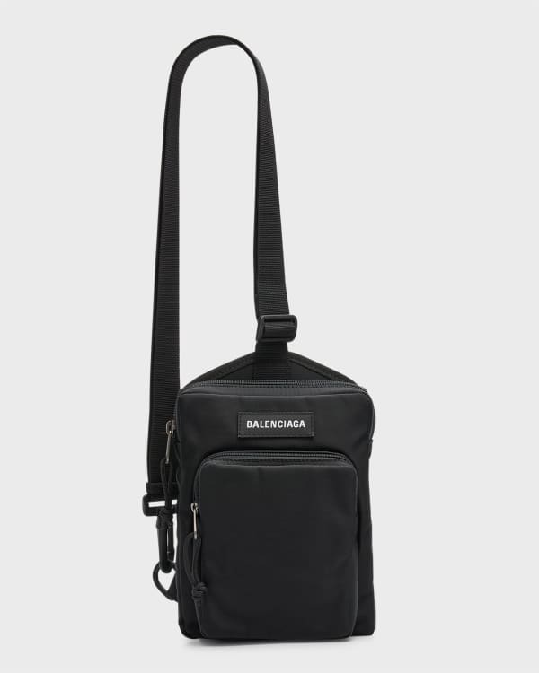 Givenchy Men's Antigona U Croc-Embossed Leather Crossbody Bag | Neiman ...