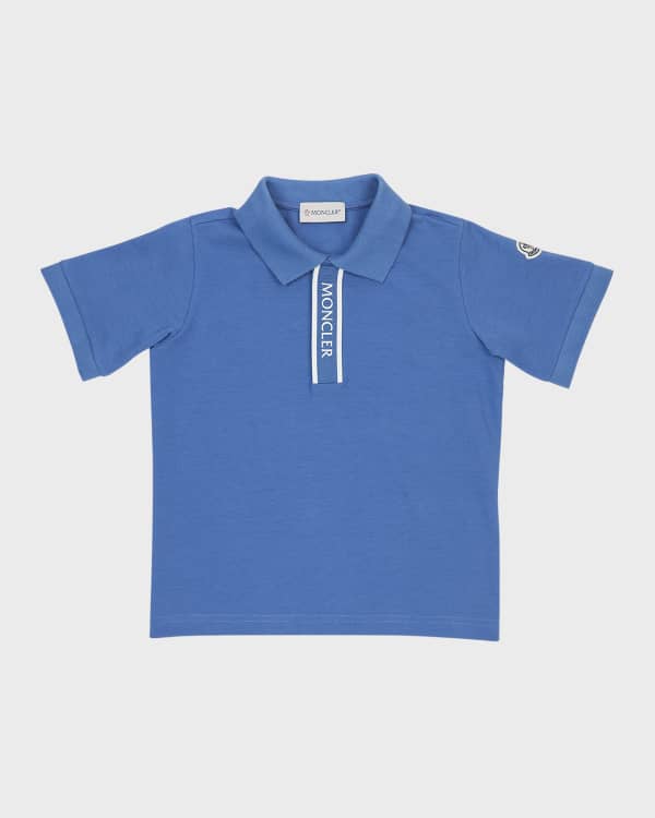 Baby blue moncler polo hot sale