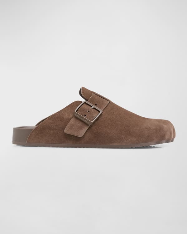 Jil Sander x Birkenstock Men's Berlin Suede Clog Mules