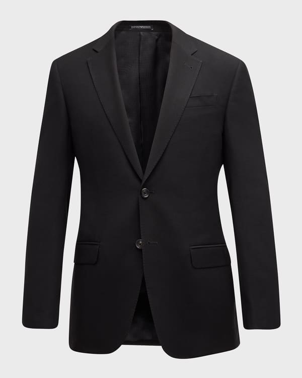 Mens black wool sport coat store