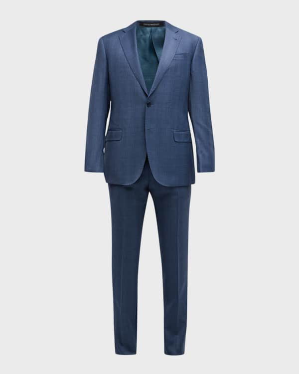 Stefano Ricci Men's Solid Wool Two-Piece Suit | Neiman Marcus