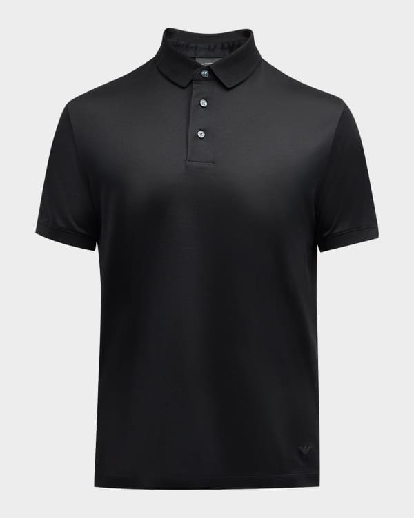 Emporio Armani Men's Solid Polo Shirt | Neiman Marcus