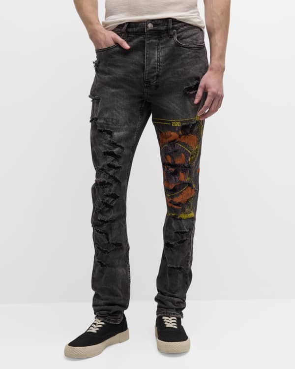 Ksubi Men's Wide-Leg Jeans with Plus Patches - Bergdorf Goodman