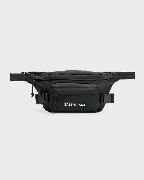 Balenciaga Men s Wheel Nylon Logo Belt Bag Neiman Marcus