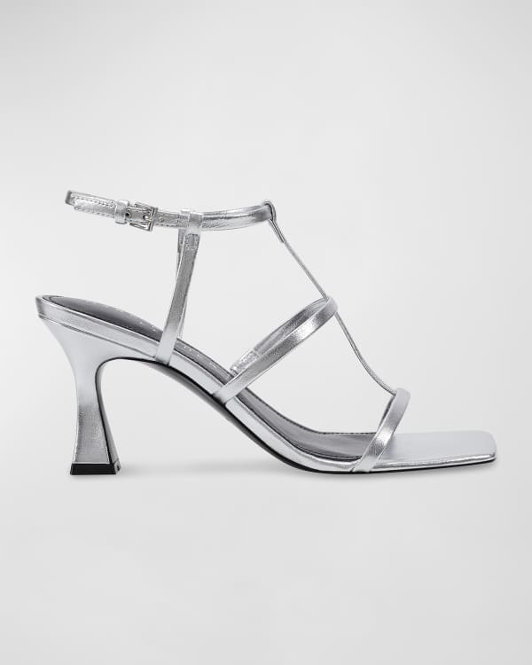 Schutz Amunet Beaded T-Strap Sandals | Neiman Marcus