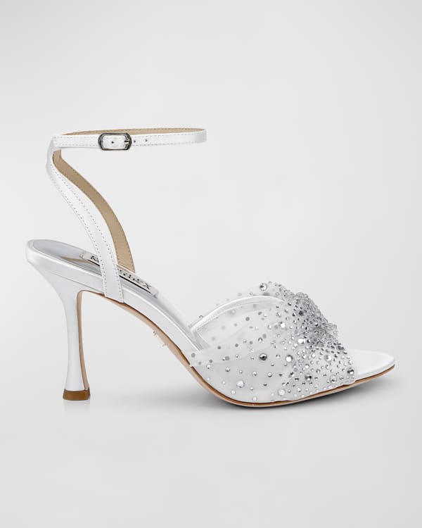 Badgley mischka lara crystal embellished sandal online