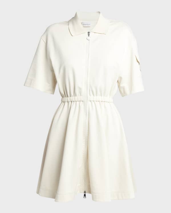 Python pleated shirt dress top