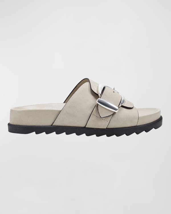 Tory burch brannan flat studded leather slide sandal discount