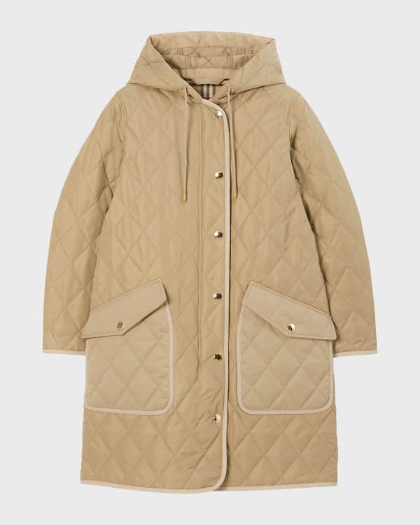 Burberry quilted jacket sale yellow sale
