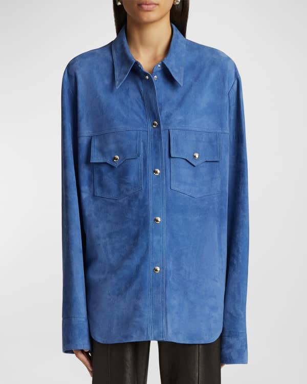 KHAITE Argo denim shirt - Blue