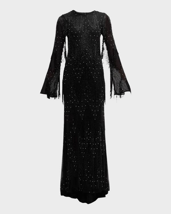 Neiman marcus black evening gowns discount
