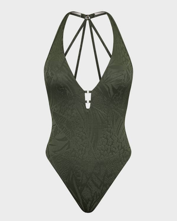 Shapewear One-piece Swimsuit Olive -  Canada