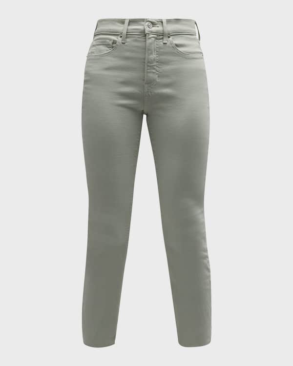 Veronica Beard Dalida High Rise Skinny Flare Leg Jeans Neiman Marcus