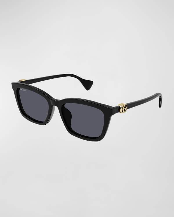 Gucci Interlocking GG Acetate Cat-Eye Sunglasses | Neiman Marcus