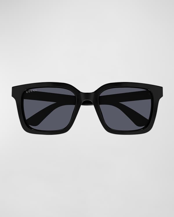 Gucci Men Black Acetate Sunglasses
