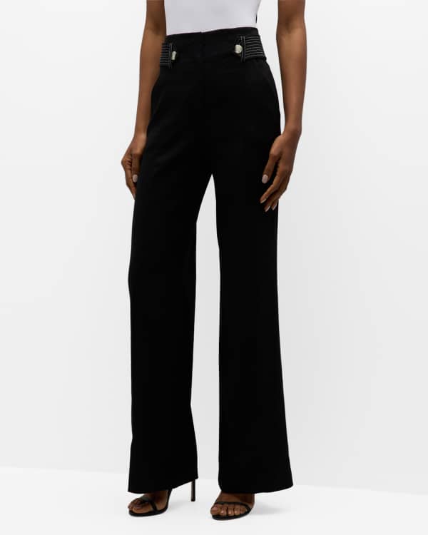 Penelope Ponte Pant Black High Waist Pant, S-M