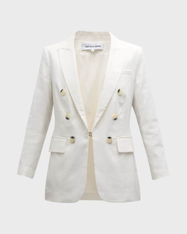 Veronica Beard Moroso Houndstooth Check Dickey Jacket Neiman Marcus