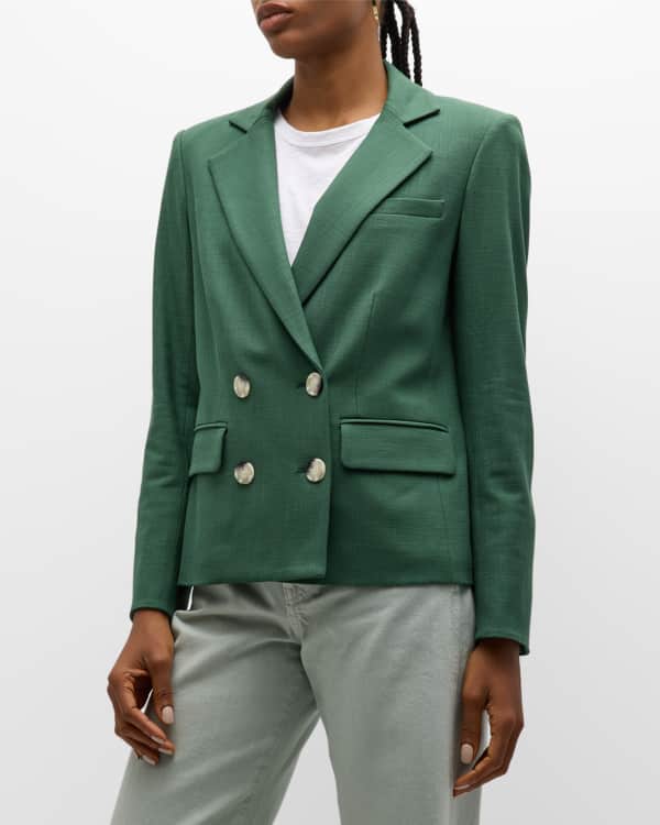 Peserico double-breasted blazer - Green