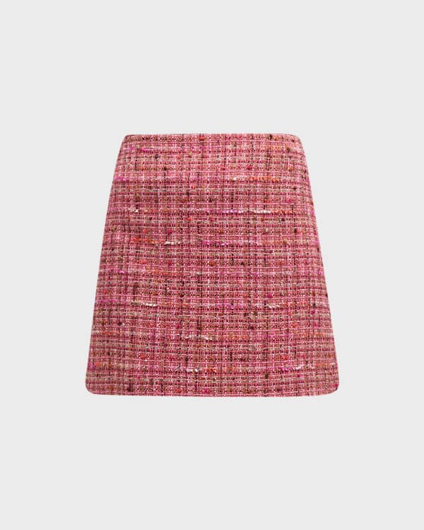 Lafayette 148 New York Wrap Mini Skirt | Neiman Marcus