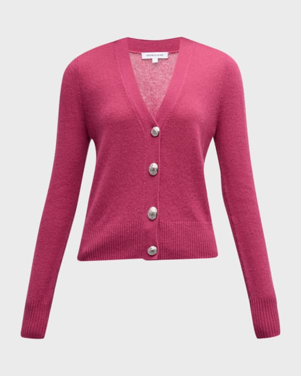 Wool and cashmere cropped cardigan, Theory