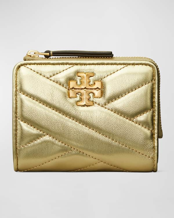 Tory Burch Kira Chevron-Quilt Zip Continental Wallet