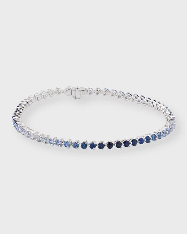 SWAROVSKI Matrix Rhodium-Plated Round-Cut Crystal Tennis