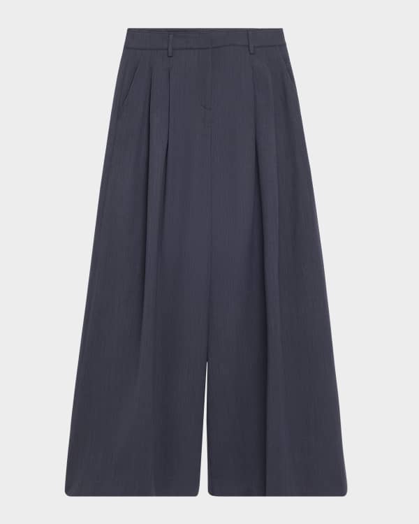 VIP【関税送料無料】希少 TOTEME WIDE-LEG TROUSERS TOTEME Knitted wide-leg pants | NET-A-PORTER