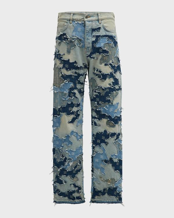 Amiri Men's Aloha Boro Straight-Leg Jeans