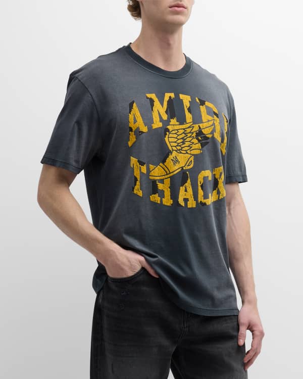 Amiri Men's Oversized 22 Football T-Shirt | Neiman Marcus