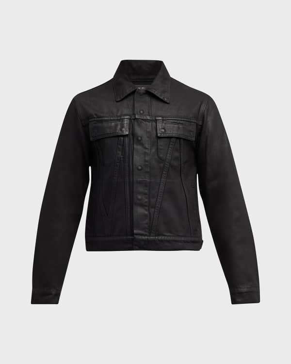 KidSuper Men's Doodles Denim Trucker Jacket | Neiman Marcus