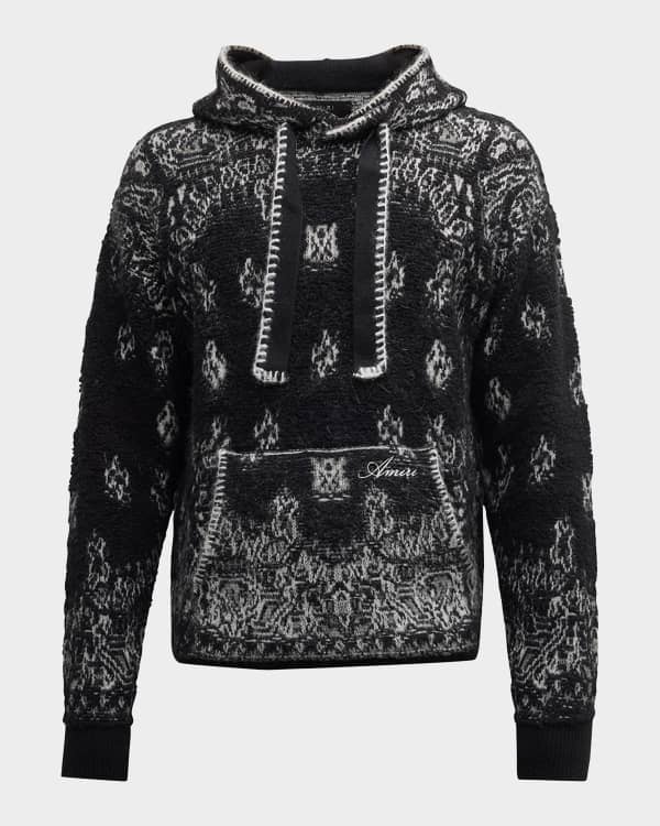 AMIRI アミリ / Vintage Pegasus Hoodie Black Vintage Wash Pegasus Oversized Hoodie by AMIRI on Sale