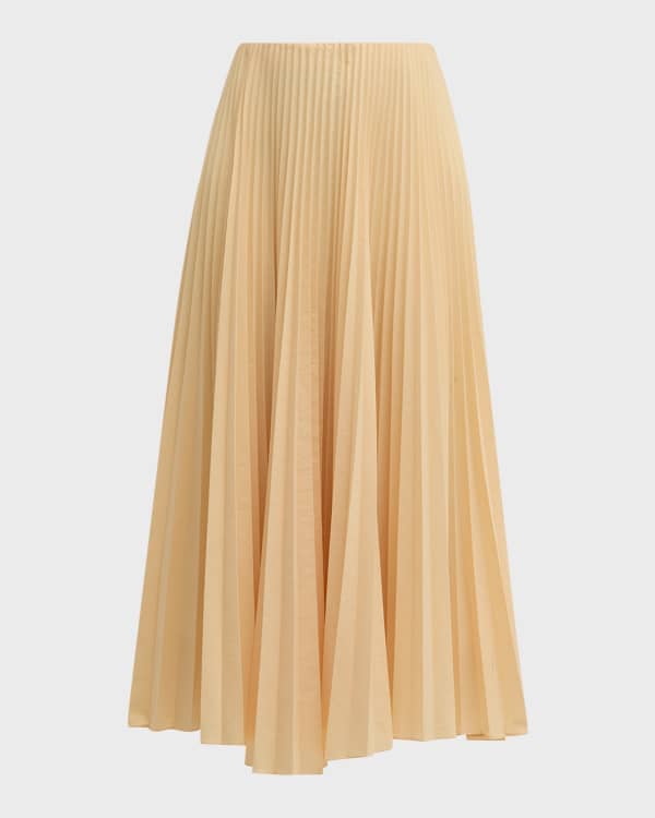 Alc bobby metallic pleated skirt online