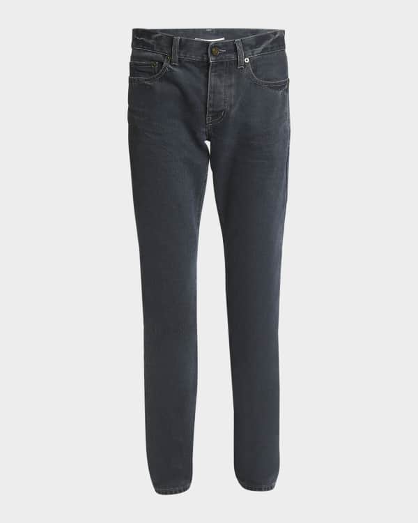 Saint laurent coated jeans discount