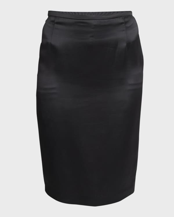 Saint Laurent Lace Wrap Skirt | Neiman Marcus