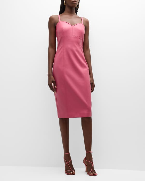 Dress the Population Black Label Owen V Neck Sleeveless High Low