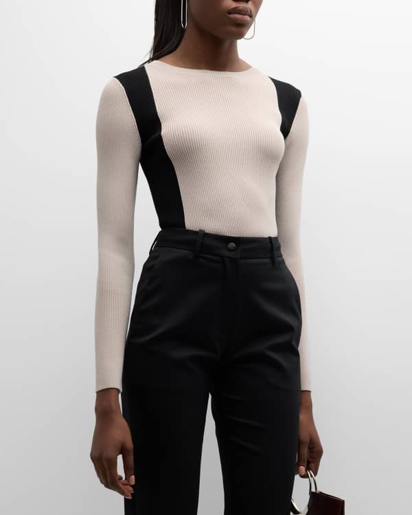 Long Sleeve Peplum Sweater – Elie Tahari